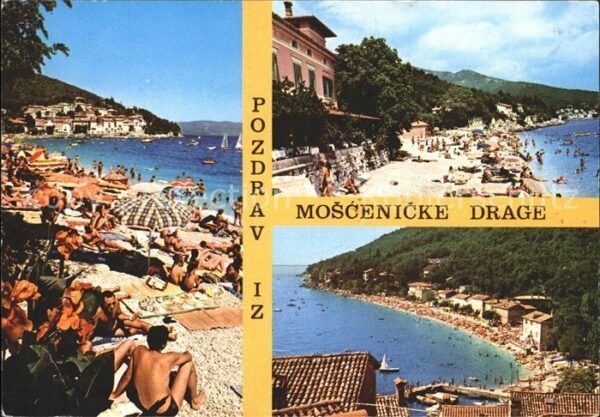 Moscenicka Draga Kroatien Strand Küste