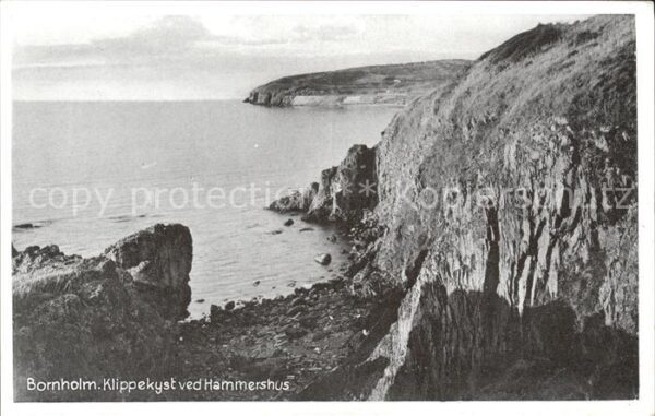 Bornholm Klippekyst ved Hammershus Klippen Küste