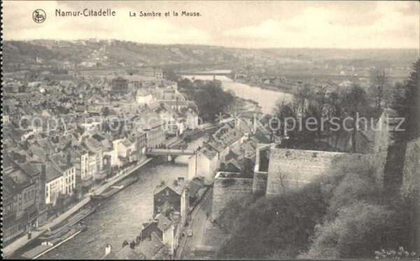 Namur Wallonie Citadelle La Sambre et la Meuse