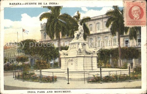 Habana Havana Fuente de la India Park and Monument St