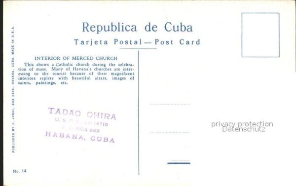 Habana Havana Iglesia de la Merced Kirche – Bild 2