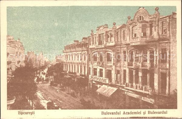 Bucuresti Bulevardul Academiei si Bulevardul