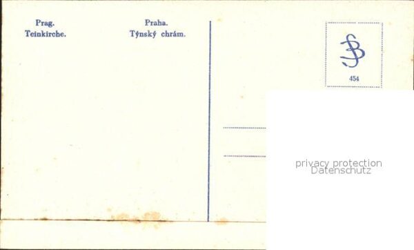 Praha Prahy Prague Tynsky chram Teinkiche – Bild 2