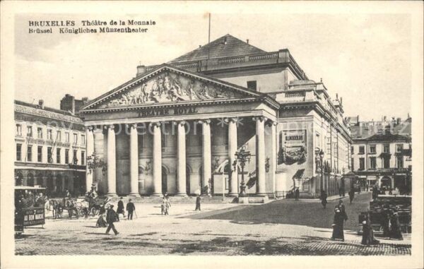 Bruxelles Bruessel Theatre de la Monnaie Königliches Münze