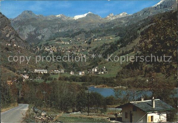 Valtournenche Panorama vista da Maen