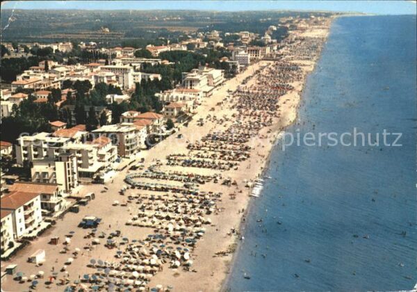 Jesolo Veduta aerea della spiaggia Strand Flie