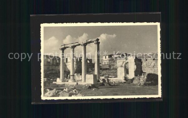 Athenes Athen Ausgrabungen an der Athener Agora Tempe