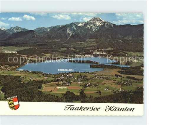 Faakersee Panorama mit Mittagskogel Karawanken Wa