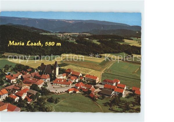 Maria Laach Jauerling Fliegeraufnahme Wallfahrtsort
