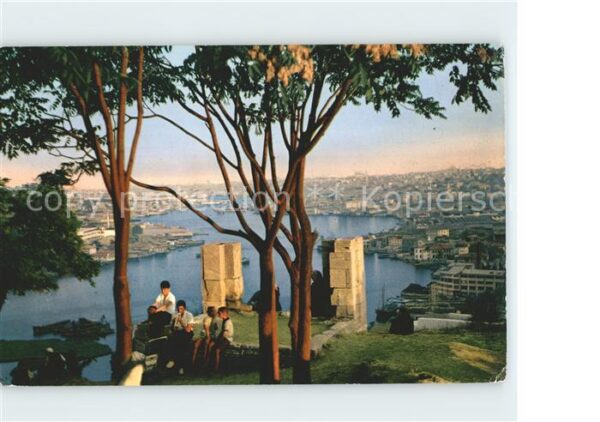 Istanbul Constantinopel Sunset on the Golden Horn