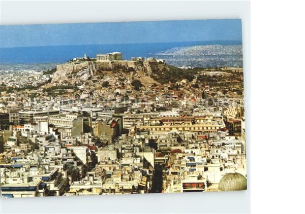 Athenes Athen Teilansicht mit Akropolis
