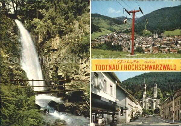 Todtnau Wasserfall Sessellift Pfarrkirche