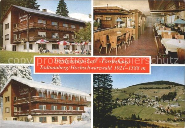 Todtnauberg Hotelpension-Cafe Försterhaus