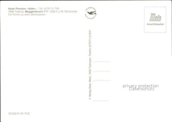 Muggenbrunn Hotel-Pension Adler – Bild 2