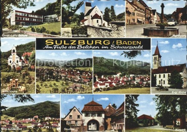 Sulzburg Ernst-Leitz-Schule Marktplatz St.-Cyria