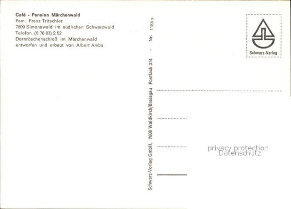 Simonswald Cafe-Pension Märchenwald – Bild 2
