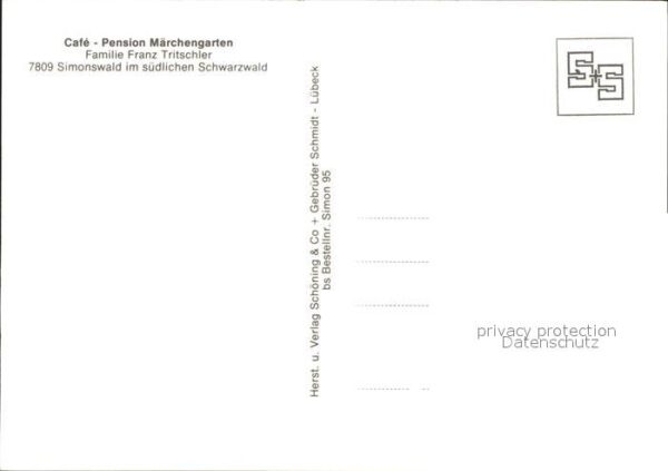 Simonswald Cafe-Pension Märchengarten – Bild 2