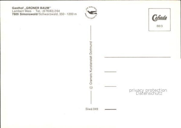 Simonswald Gasthof Grüner Baum – Bild 2