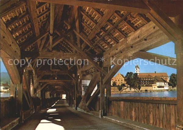 Bad Saeckingen Rheinbrücke St. Fridolinsmünster
