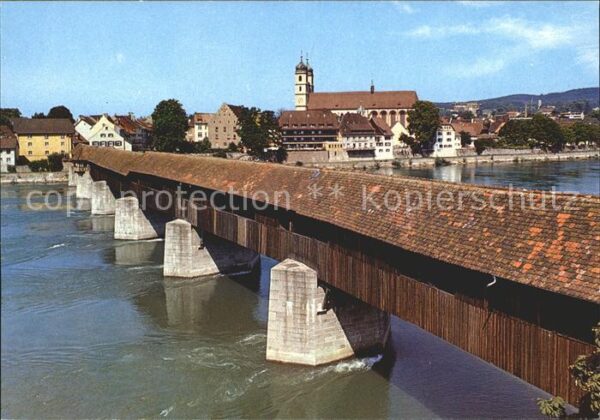 Bad Saeckingen Historische Holzbrücke