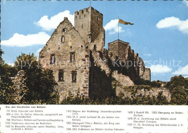 Loerrach Schloss Rötteln Geschichte