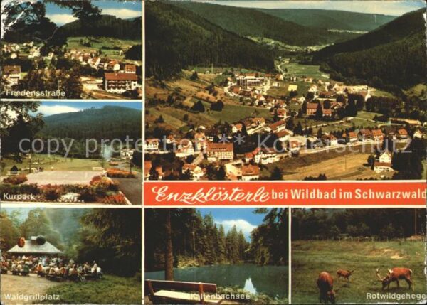 Wildbad Schwarzwald Enzklösterle Friedensstrasse Kurpark Wa