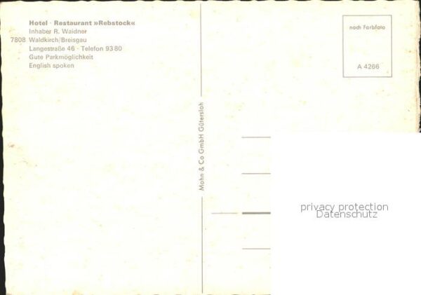 Waldkirch Breisgau Hotel-Restaurant Rebstock – Bild 2