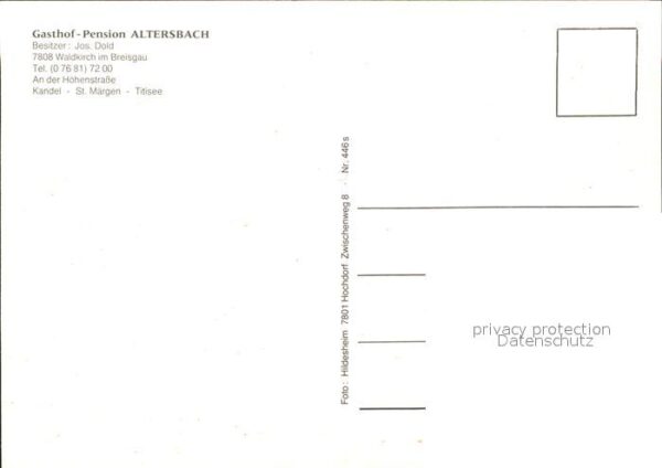 Waldkirch Breisgau Gasthof-Pension Altersbach – Bild 2