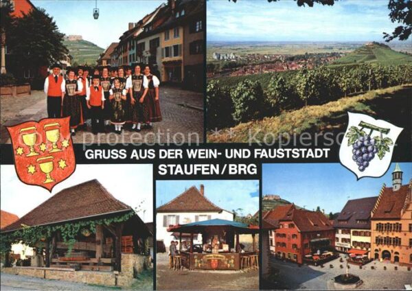 Staufen Breisgau Trachten Marktplatz