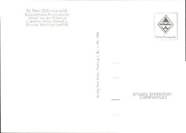 St Peter Schwarzwald Poesis Bibliothek Matthias Faller – Bild 2