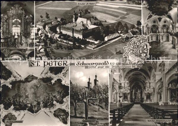 St Peter Schwarzwald Kloster Bibliothek Walker-Orgel Deckeng