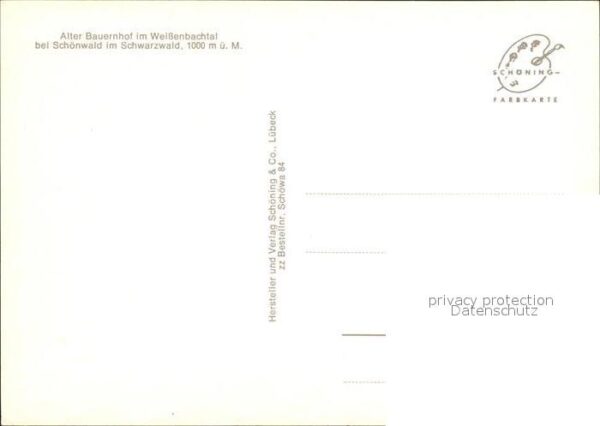 Schoenwald Schwarzwald Weissenbachtal Alter Bauernhof – Bild 2