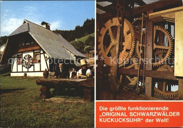 Schonach Schwarzwald Grösste Kuckucksur der Welt Holzräderwe