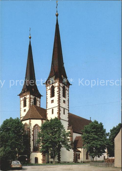 Kenzingen Katholische Stadt-Pfarrkirche St. Laure
