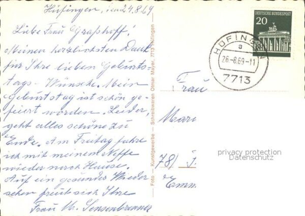 Huefingen Jakobus-Brunnen Rathaus Schule Landeshe – Bild 2