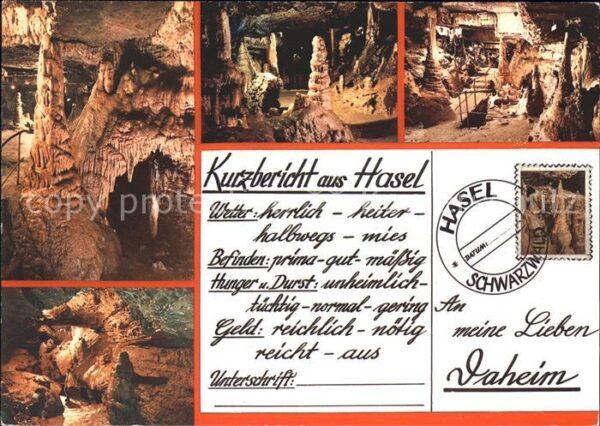 Hasel Erdmannshöhle Kurzbericht