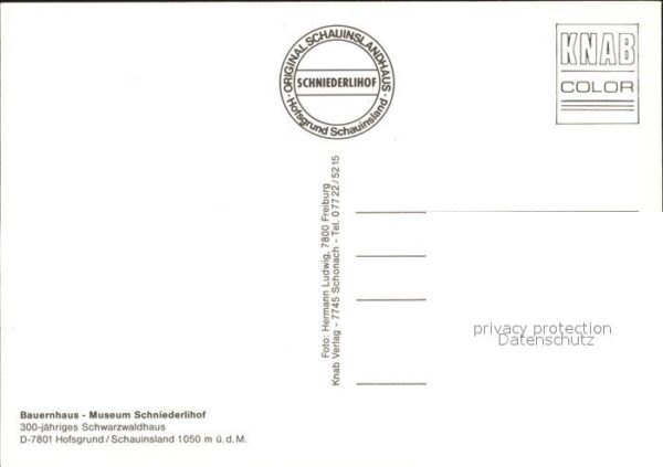 Hofsgrund Schauinsland Bauernhaus-Museum Schniede – Bild 2