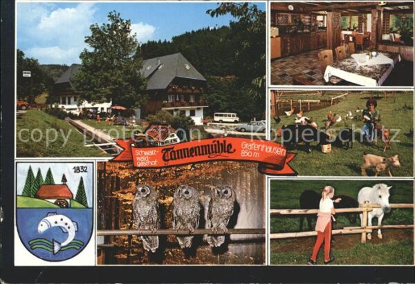 Grafenhausen Schwarzwald Schwarzwaldgasthof Tannenmühle