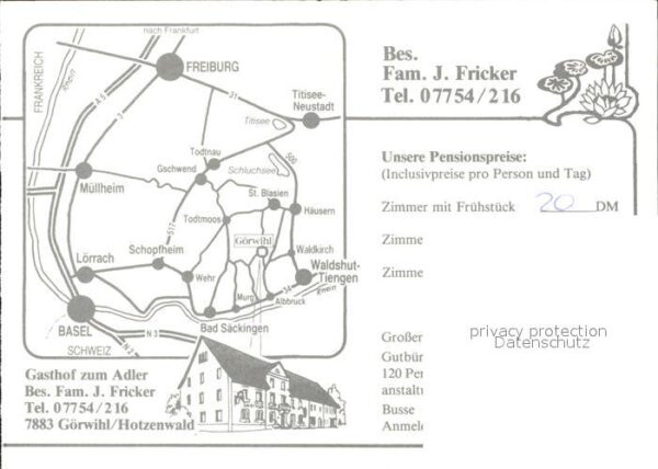 Goerwihl Hotzenwald Gasthof zum Adler – Bild 2