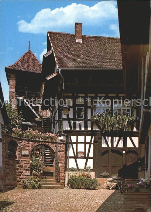Gengenbach Schwedenturm Gerberhaus am Gänsbühl