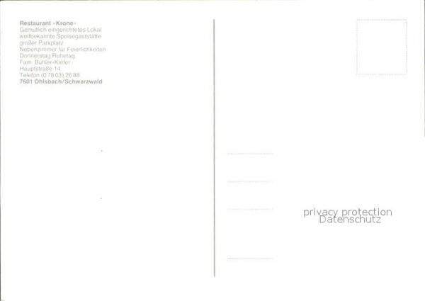 Ohlsbach Restaurant Krone – Bild 2