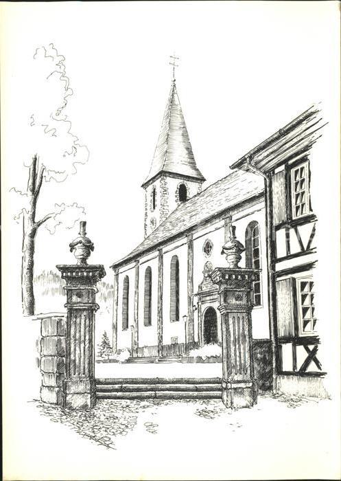 Zell Harmersbach Katholische Kirche Zeichnung Boris Onip