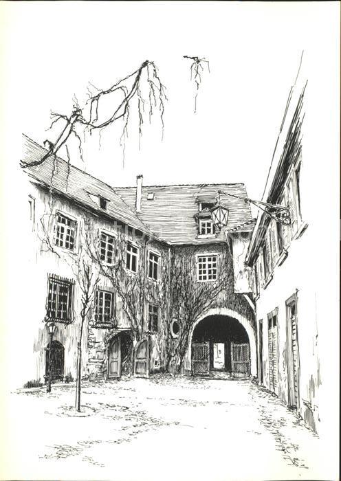 Gengenbach Palais Löwenberg Zeichnung Boris Onipen