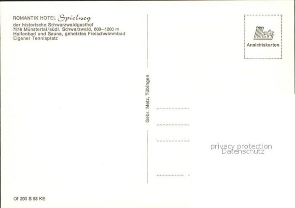 Muenstertal Schwarzwald Romantik Hotel Spielweg – Bild 2