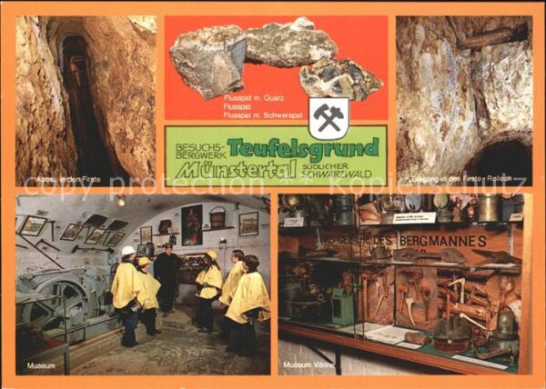 Muenstertal Schwarzwald Besuchsbergwerk Teufelsgrund Flusspat Q