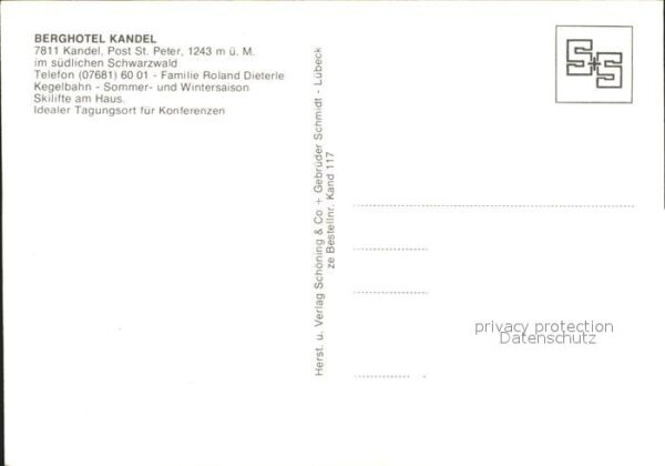 Kandel Waldkirch Breisgau Berghotel Kandel – Bild 2
