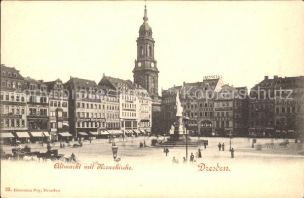 Dresden Altmarkt Kreuzkirche