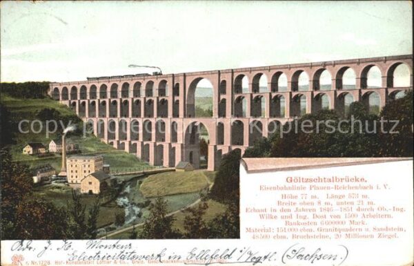 Mylau Göltzschtalbrücke Zug