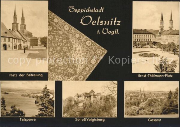 Oelsnitz Vogtland Platz Befreiung Ernst-Thälmann-Platz Ta