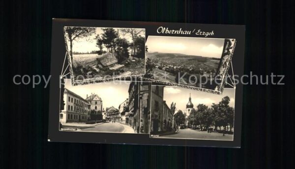 Olbernhau Erzgebirge Anton-Günter-Stein Markt
